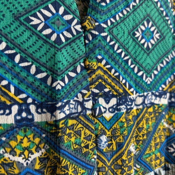 Magnolia Boutique S Floral Patterned Dress with Mixed Colors Boho Hippie Peasant - Picture 5 of 9